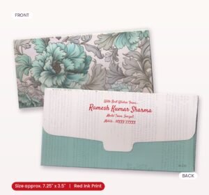The Colour of Splendor! Premium Textured Designer Shagun Envelopes..