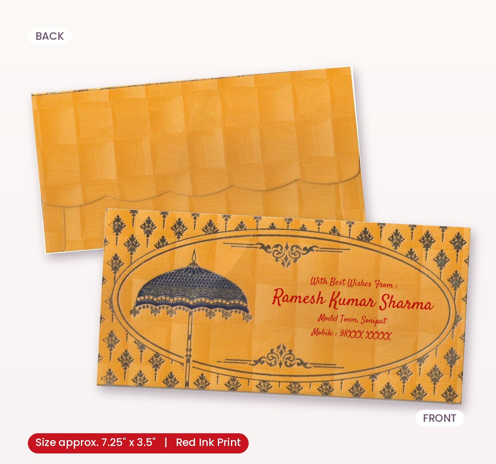 Designer Umbrella Print Shagun Envelopes – Classy & Auspicious..