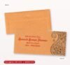 Orange Colour Carry Designer Shagun Wedding Envelope