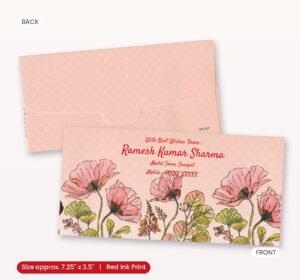 Premium Finish Designer Shagun Wedding Envelope