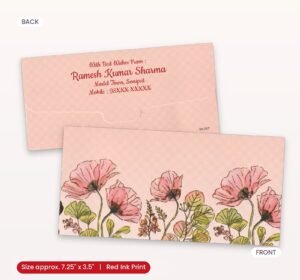 Premium Finish Designer Shagun Wedding Envelope