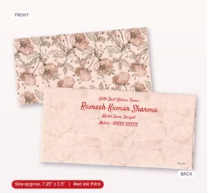 Premium Finish Designer Shagun Wedding Envelope