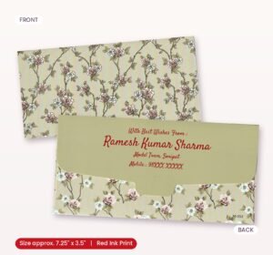 Premium Finish Designer Shagun Wedding Envelope