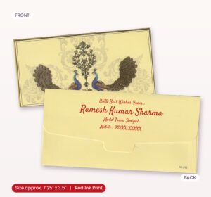 Premium Finish Designer Shagun Wedding Envelope
