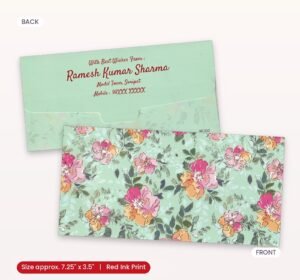 Premium Finish Designer Shagun Wedding Envelope