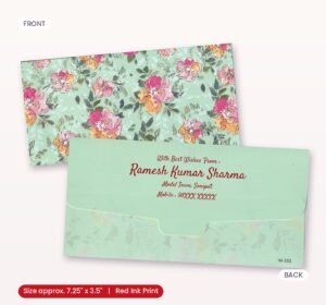 Premium Finish Designer Shagun Wedding Envelope